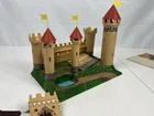 Vintage Marx Knights and Castle w/ Base Playset Figure Lot Rare Incomplete As-Is