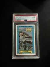 Cy Young #12 ~ 1970 Rold Gold Xograph Baseball Greats PSA 2