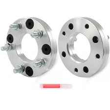 2pc 1" Conversion Wheel Adapters 1/2"x20 4 Lug to 5 Lug Wheel 4x114.3 to 5x114.3
