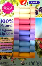 EOS Lip Balm Assorted Flavor 9 Counts