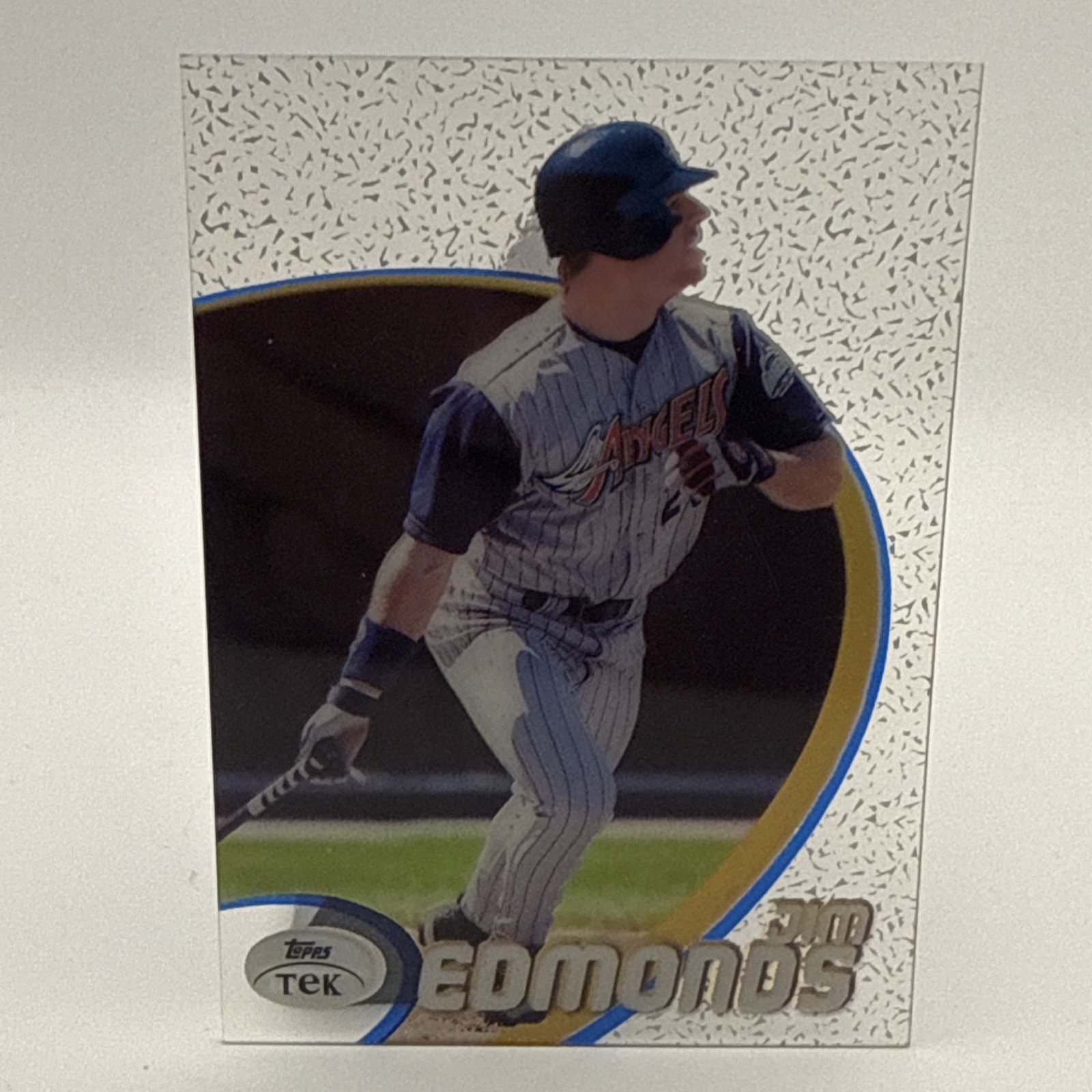1998 TOPPS TEK DIFFRACTOR PARALLEL #20 JIM EDMONDS PATTERN #64 SP/10