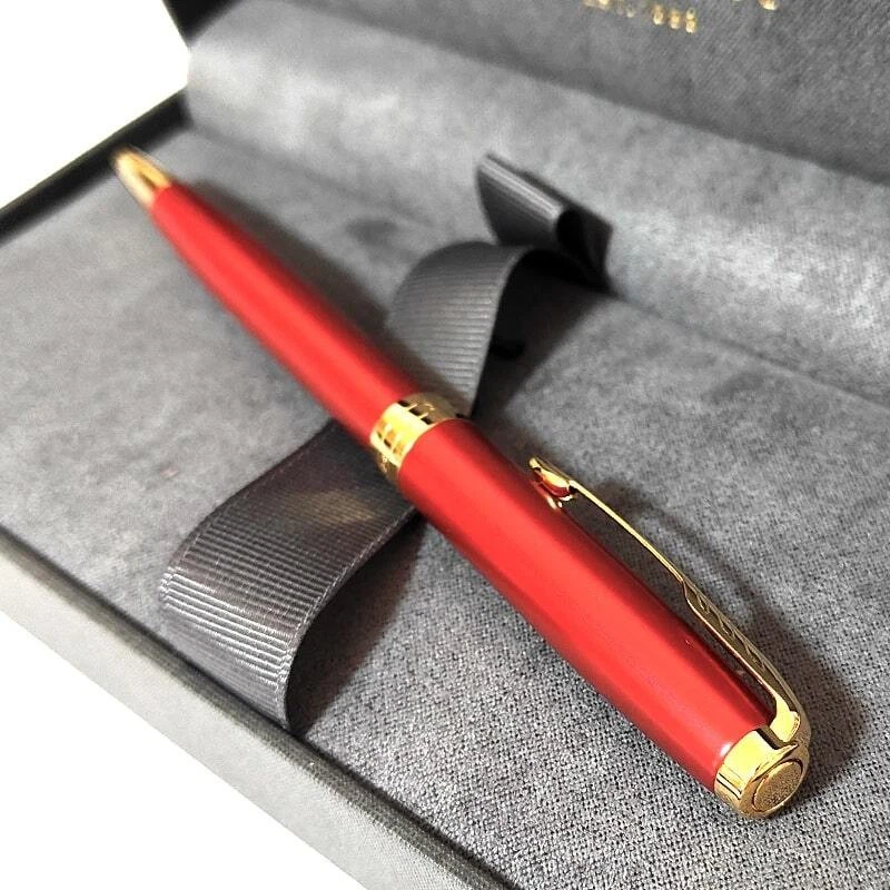 Bolígrafo Elegante Parker Sonnet Rojo Gt Lujo Dorado Hermosa Marca Paker Foto 4 de 4