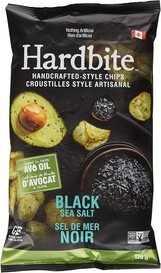 Sal Hardbite del Mar Negro horneada en chips de aceite de aguacate, 128 g - ENVÍO GRATUITO Foto 2 de 2