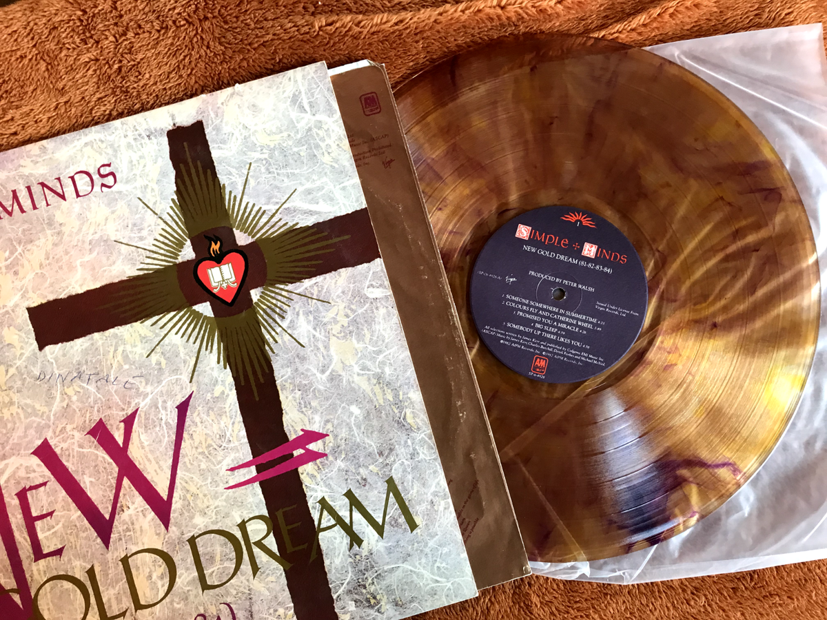 Simple Minds New Gold Dream 1982 Vinyl LP Limited Edition Gold