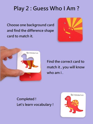 Guess Who I Am Early Education Learning Toys - Picture 4 of 14