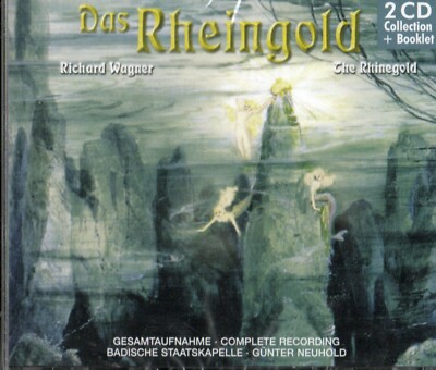 RARE NEW DAS RHEINGOLD THE RHINEGOLD 2 CD BOOKLET DDD STEREO GERMANY NEW