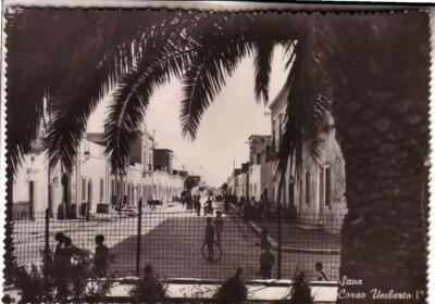 SAVA B/W TRAVELLED 1955 CORSO UMBERT 