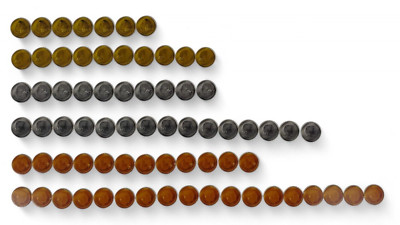 72 Sid Meier's Civilization Replacement Game Pieces Parts  COINS