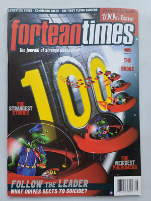 5 issues Fortean Times The Journal of Strange Phenomena 5 issues #100-104 1997