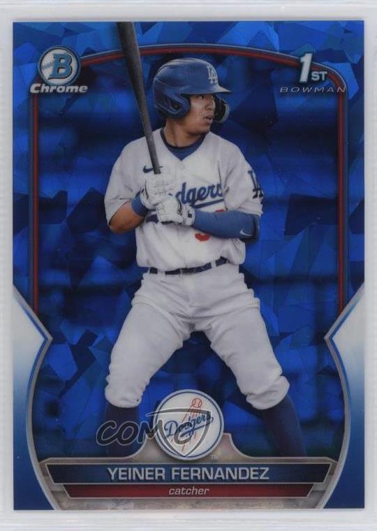 2023 Bowman Sapphire Edition Chrome Prospects Yeiner Fernandez #BCP-138