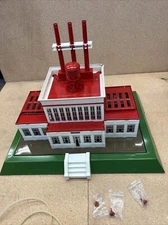 MTH 10-4024 Standard Gauge 840 Tinplate Powerhouse (White/Red) see ad