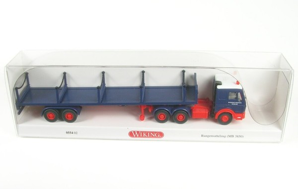 Mercedes-Benz 3850 Rungensattelzug Rheinkraft-Spedition (1985-1994) 1:87-image