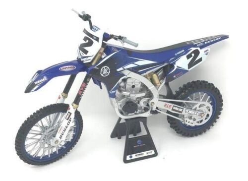 Modèle Réduit Moto NEWRAY Yamaha YZF 450 #2 Star Racing C. Webb - Échelle 1/12 - Bleu - Neuf