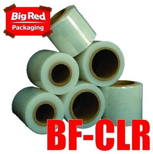 4 x Rolls 100mm x 300m 20um Stretch Bundling Film Wrap