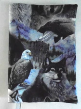 FABRIC Paperback Book Cover Standard Paperback Book Wolf ,Wolves Wildlife