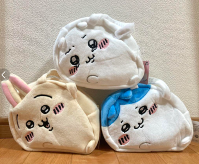 Chiikawa hachiware Usagi nesoberi Fluffy Bag set 22cm EiKOH 2023