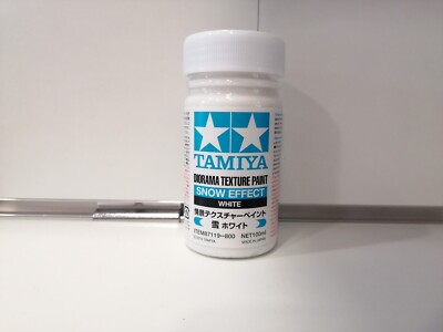 Peinture Effet Neige TAMIYA 87119 - 100 Ml - Pour Maquettes Et Dioramas - Effet Réaliste Hivernal