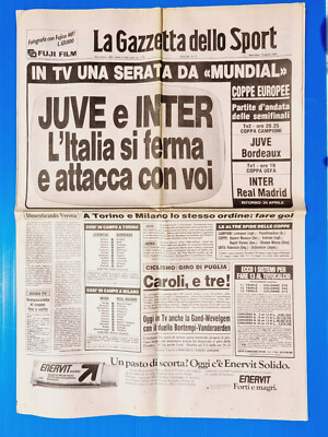 Gazetta Dello Sport - 19 Avril 1997 - Juventus, Biaggi, Parisi, Cocu - Vintage