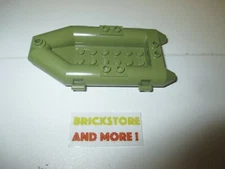 Lego - 1x Boat Rubber Raft Pneumatic Boat 30086 75977 Olive Green/Green