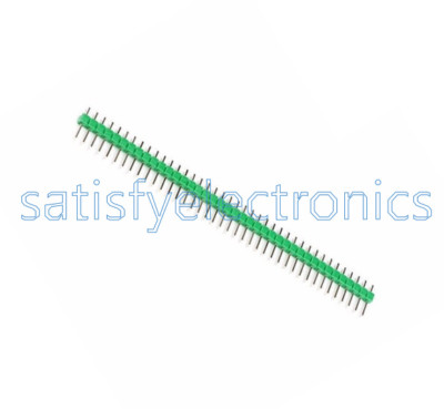 10PCS 2.54mm Green 40Pin 1x40P Male Breakable Pin Header Strip Connector new