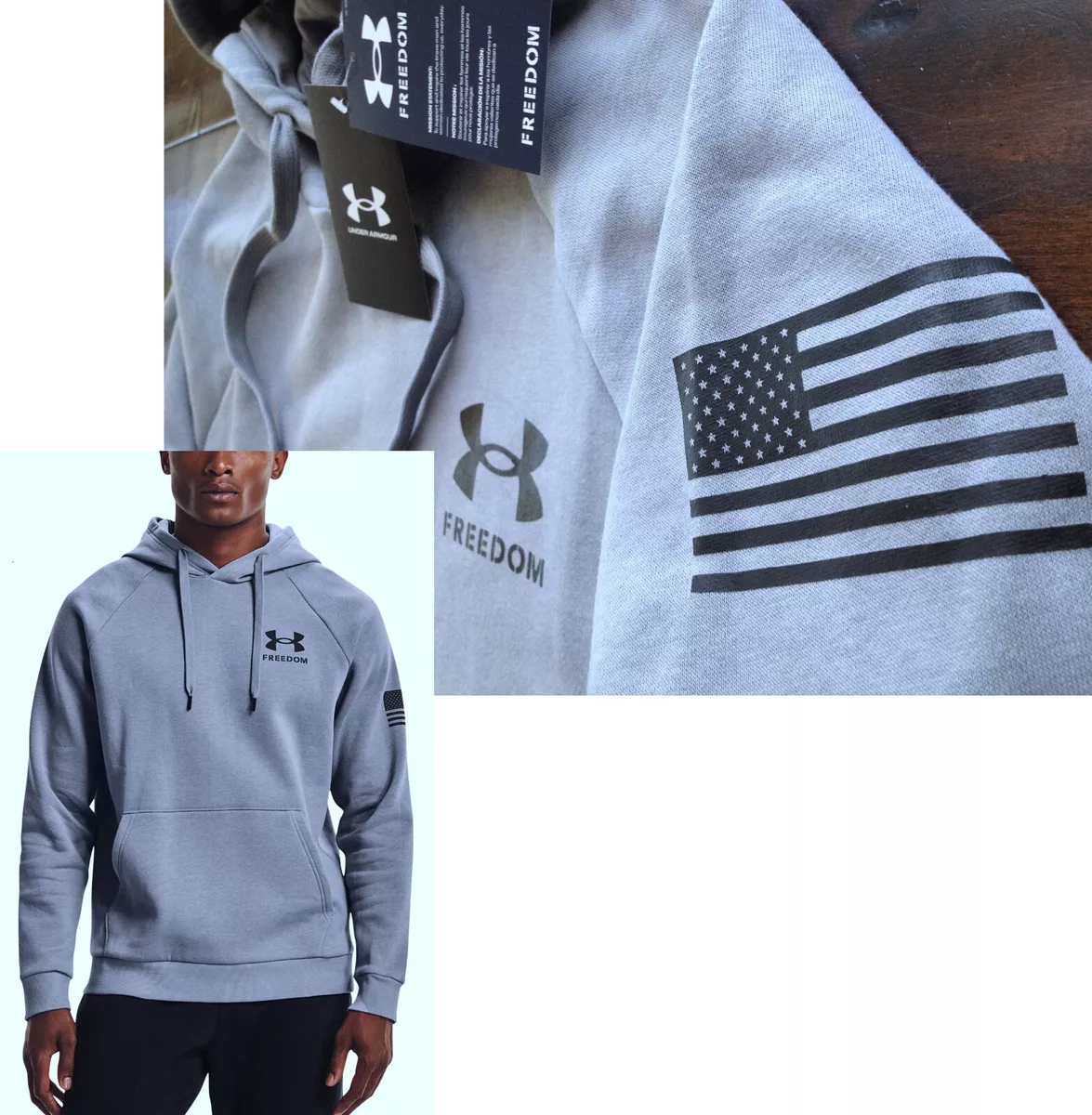 Under armour cheap american flag sweatshirt