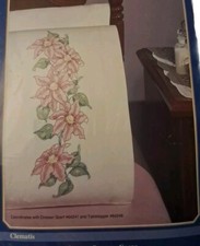 BUCILLA STAMPED CROSS STITCH STANDARD PILLOWCASE PAIR SPECIAL EDITION NEW 64235