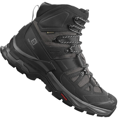 Salomon Quest 4 GTX Herren-Outdoorschuhe Hiking-Schuhe Wanderschuhe Schwarz