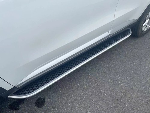 Fits for Porsche Cayenne 2011-2017 Running Board Side Step Nerf Bar Black 2PCS - Picture 6 of 8