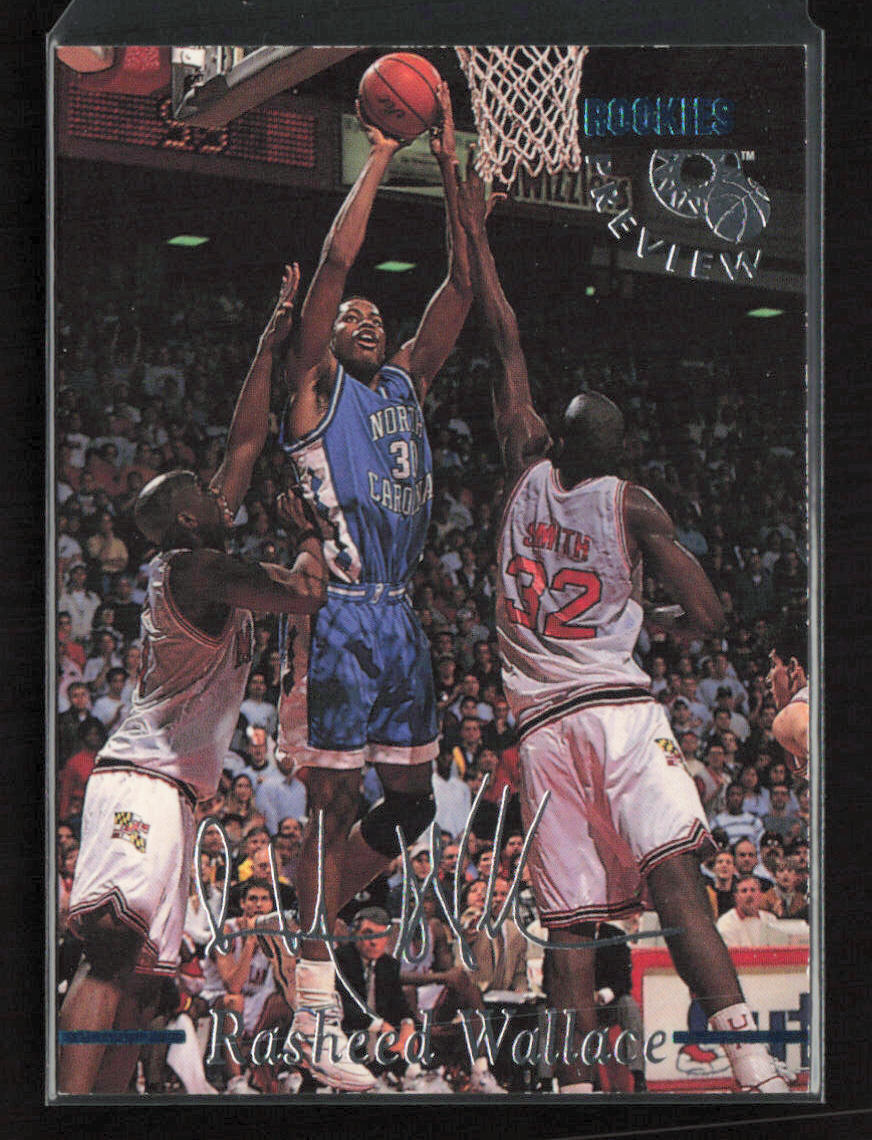 1995 Classic Rookies #RI4 Rasheed Wallace Images Previews