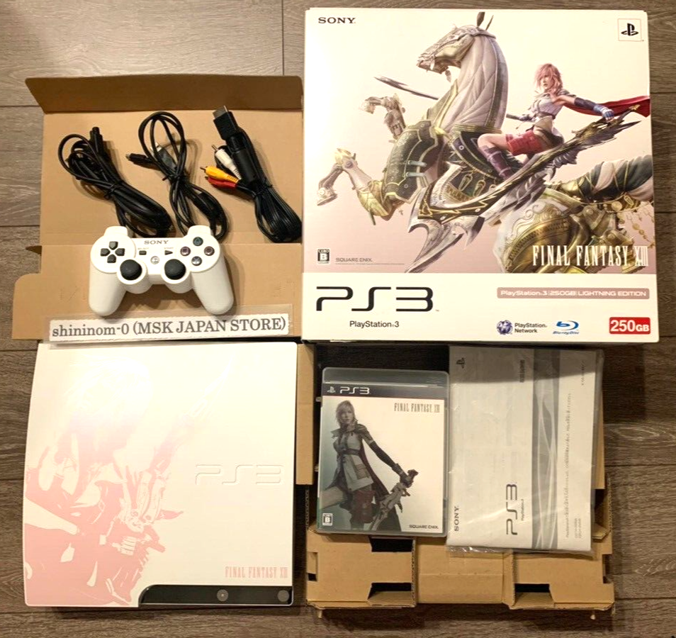 PS3 FINAL FANTASY XI LIGHTNING EDITION FF13 CECH-2000 White SONY  PlayStation 3