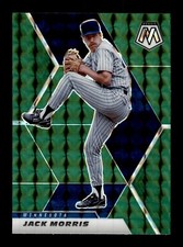 2021 PANINI MOSAIC BASEBALL REACTIVE GREEN MOSAIC PRIZM JACK MORRIS #176