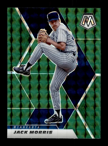 2021 PANINI MOSAIC BASEBALL REACTIVE GREEN MOSAIC PRIZM JACK MORRIS #176