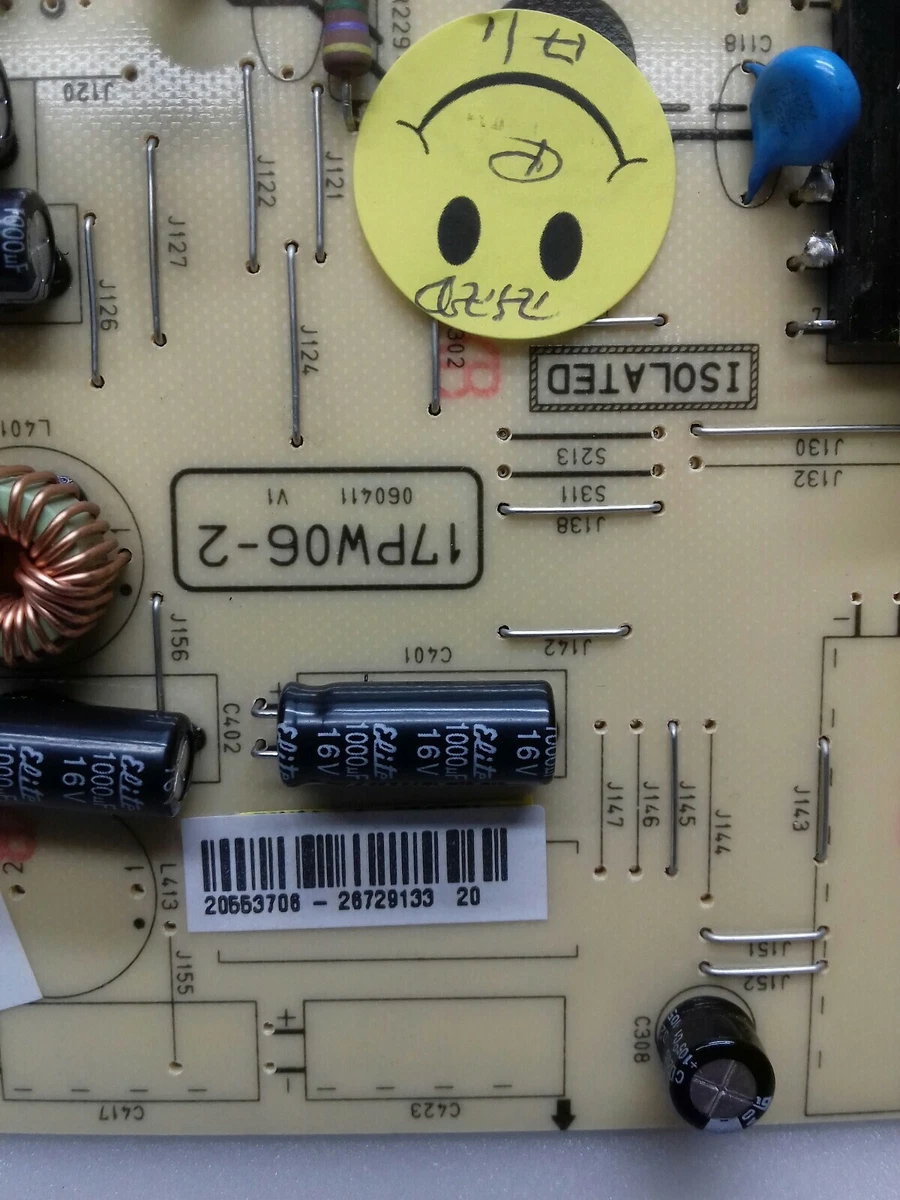 TOSHIBA 26DL833B POWER SUPPLY BOARD 20553706 | eBay