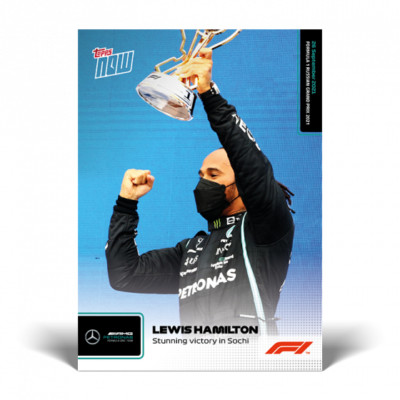 2021 Topps Now Formula 1 F1 #57 Lewis Hamilton Mercedes