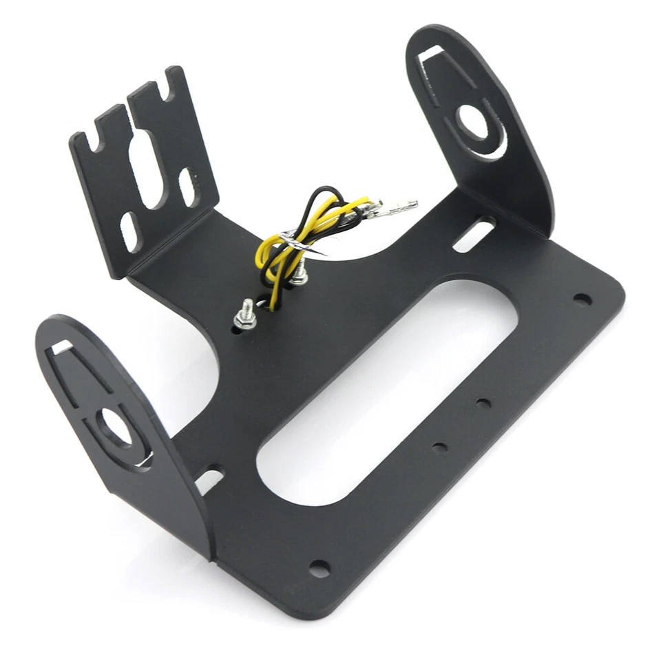 Soporte de matrícula de marco apto para Kawasaki Ninja ZX6R 09-18 ZX10r 08-10 Foto 4 de 4