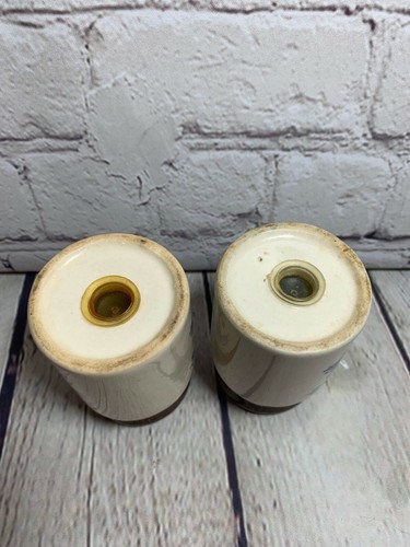 Vintage Pottery Home Sweet Home Salt & Pepper Shakers - Picture 5 of 8