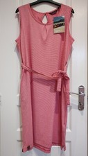 SALE RRP £69 Regatta Pink Striped Activewear Summer Dress UK 14