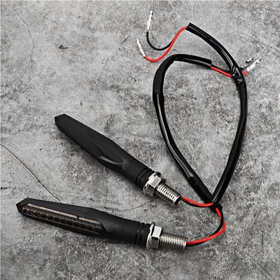 4pcs LED Flowing Water Turn Signal Light Indicator Blinker Flasher For