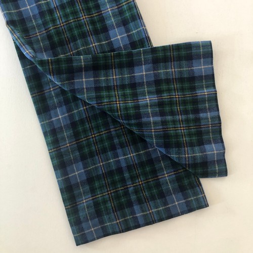 Pantalones Pantalón de Lana Pendleton Años 70 De Colección Talla 18 Verde Azul Tartán Cuadros Cremallera Lateral EE. UU. - Imagen 10 de 15