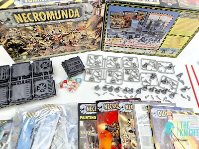 Warhammer Necromunda - Contenu Boîte De Base 1995 + Livre Outlander, Games Workshop, Occasion