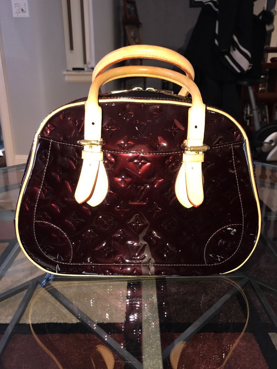 LOUIS VUITTON Amarante Monogram Vernis Summit Drive Bag | eBay