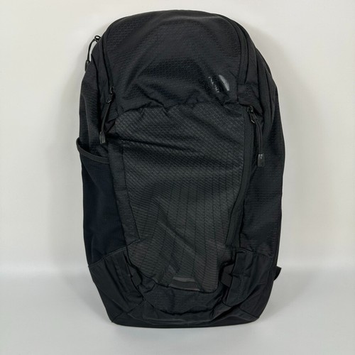 North Face Pinyon Backpack Unisex Hiking Daypack Black 15L Pack School