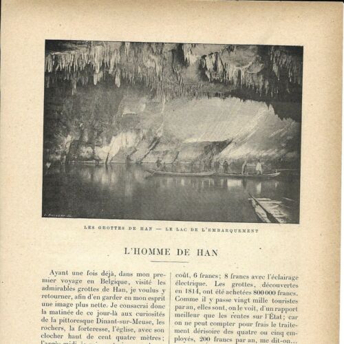 L' homme de Han - - Article Coupure de presse 1901 - Photo 1/4