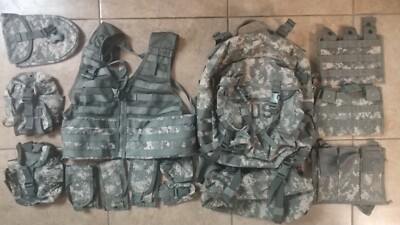 US Military USGI Molle II Rifleman Assault Set ACU Digital 14pcs | eBay