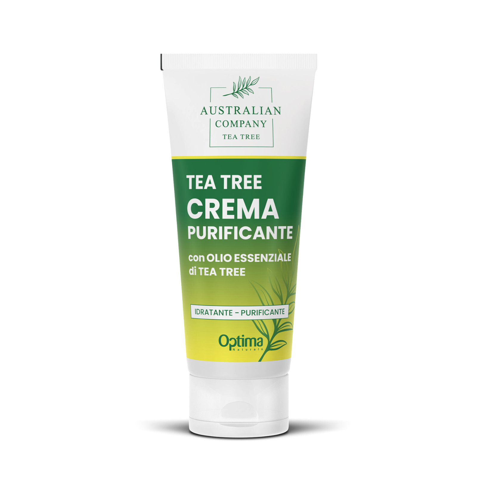 Crema purificante Australian Company Tea Tree 100 ml brufoli Optima naturals