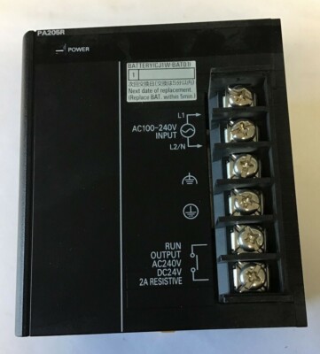OMRON CJ1W-PA205R POWER SUPPLY UNIT 100-240VAC