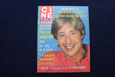 1985 OCTOBER 3 CINE TELE REVUE MAGAZINE - PATRICK SABATIER COVER - E 11962