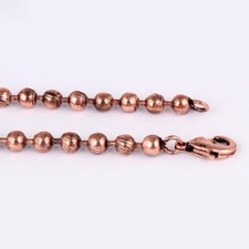 Pure Copper Snake Chain Bracelet Copper Arthritis Pain Relief Biker Bracelet