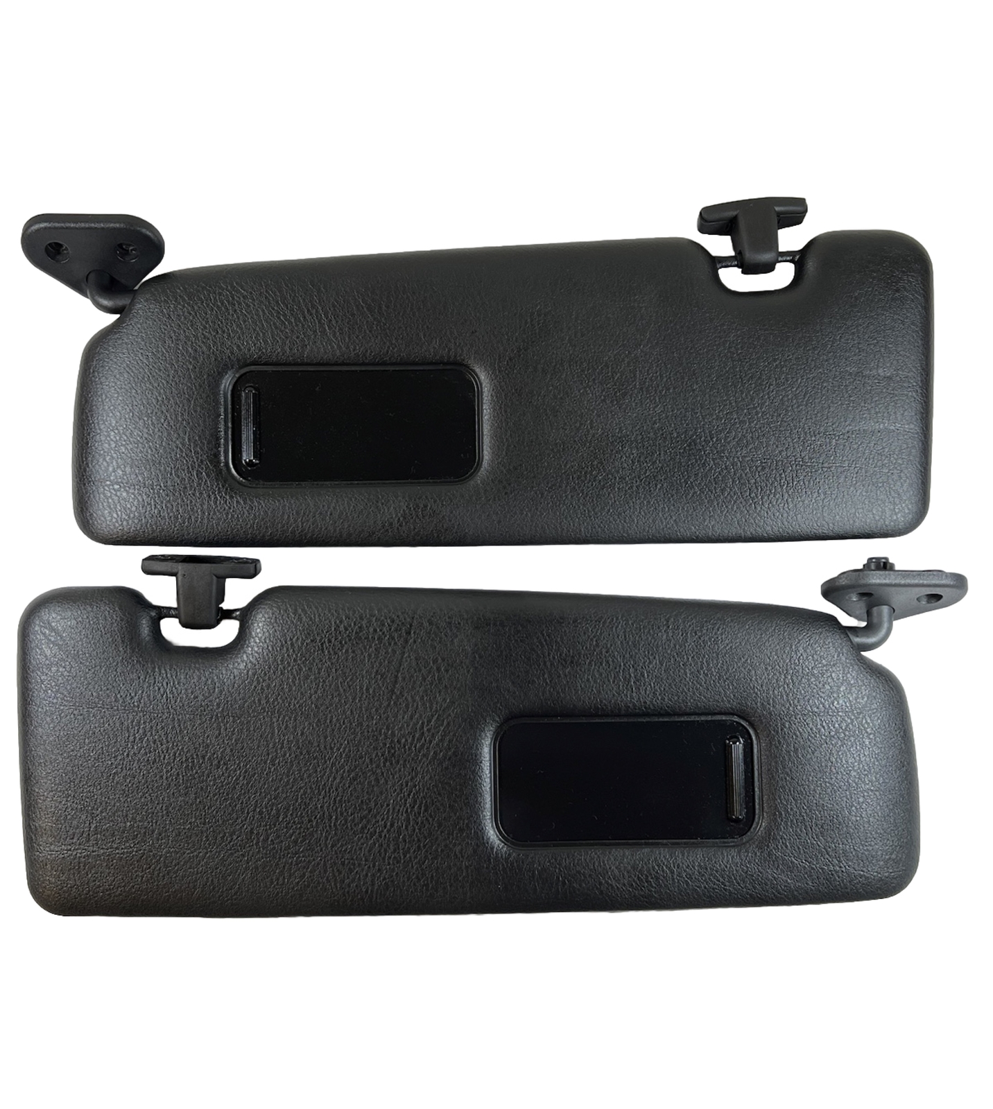 0106 BMW E46 325CI/335I/M3 Set Of 2 Convertible Black Sun Visors OEM