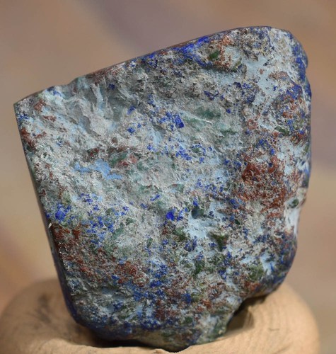 AZURITE AND MALACHITE Polished specimen nugget FROM ARIZONA - Picture 5 of 7